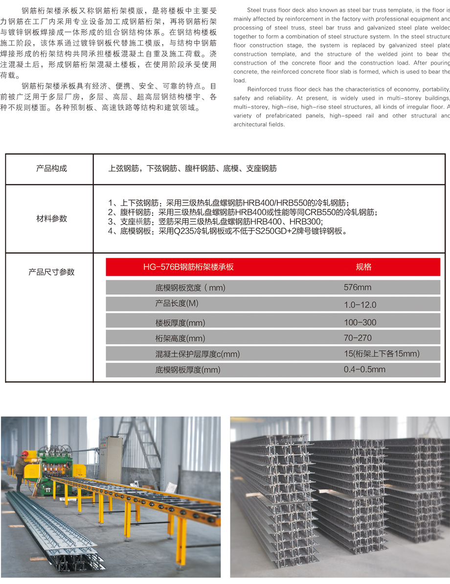 恒达产品-楼承板系列